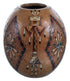 Hand Crafted Kachina Figure American Indian Pot By Artist Nancy Chilly RX117880